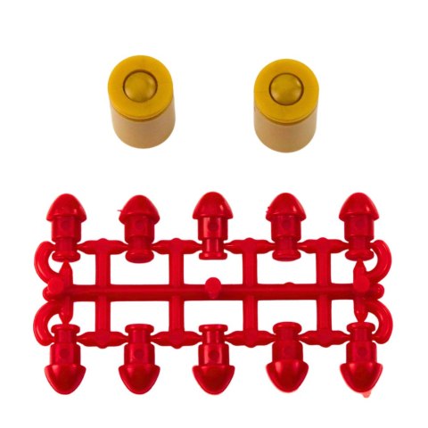 Mini Pistolet Broń Na Naboje I Łuski Czarno-Brązowy 13,5 cm