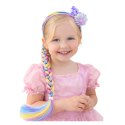 Opaska Z Włosami Do Plecenia Warkoczy Kolorowe Syreni Ogon