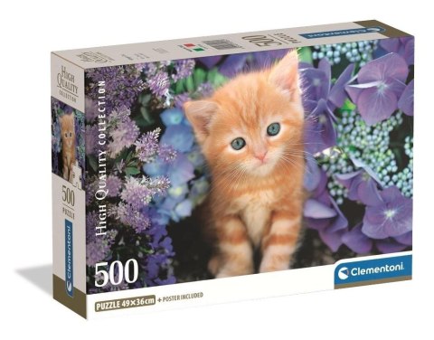 Puzzle 500 Gattino Rosso