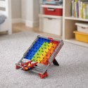 Klocki Tęczowa Plansza Tor Kulkowy Zjeżdżalnia Gra Łapanie Kulek 477 el.