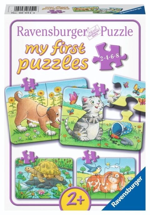 Puzzle 2/4/6/8 Cute Pets