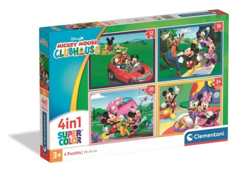 Puzzle 4w1 Mickey Mouse Clubhouse
