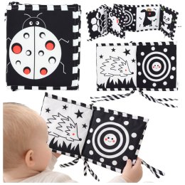 Rozkładana Książeczka Mata 2w1 Edukacyjna Kontrastowa Dwustronna