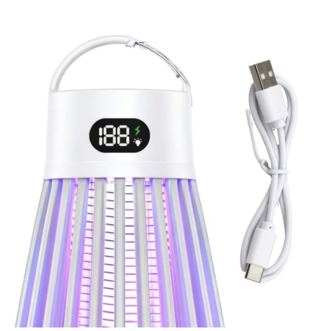 Elektryczna Lampka Owadobójcza Na Komary Światło UV Biała