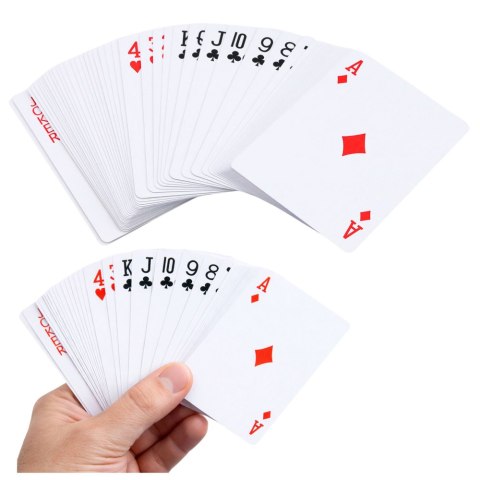 Klasyczne Karty Do Gry Plastikowa Powłoka Talia Niebieskie