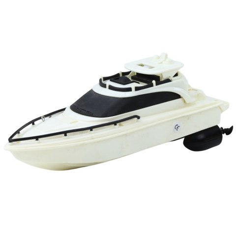 Łódź Motorowa Zdalnie Sterowana RC Na Baterie Czarno-Biała