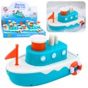 Zabawka Do Kąpieli Statek Nakręcany Pryskający Wodą Niebieski