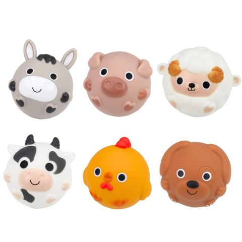 Zabawki Do Kąpieli Zwierzęta Domowe Farma Zjeżdżalnia Kosz Sitko 10 el.