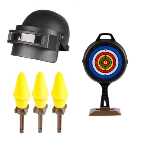 Zestaw Wojskowy Militarny Bazooka RPG Hełm Tracza Piankowe Pociski