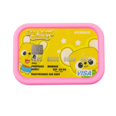 Bankomat Sejf Skarbonka Kod PIN Karta Bankomatowa Różowy