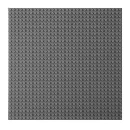 Płyta Plansza Konstrukcyjna Do Klocków Budowania Szara 25,5x25,5 cm