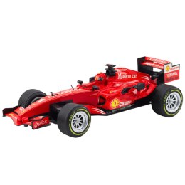 Wyścigówka Zdalnie Sterowana RC Kierownica Światła Dźwięki 1:12 Czerwona