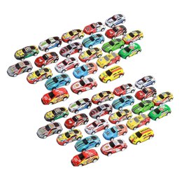 Zestaw Autka Z Napędem Pull-Back W Kontenerze 48 szt.