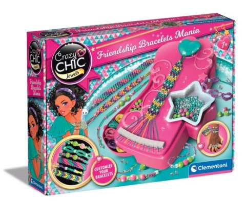 Crazy Chic Zestaw Pracownia Bransoletkowa Mania Bransoletki Przyjaźni Clementoni 18857