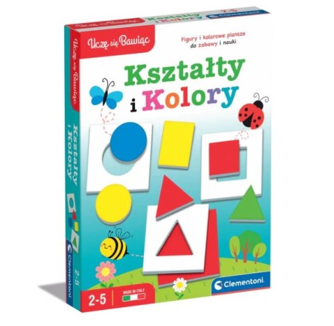 Gra edukacyjna Kształty i Kolory Uczę się Bawiąc Język Polski Clementoni 50764