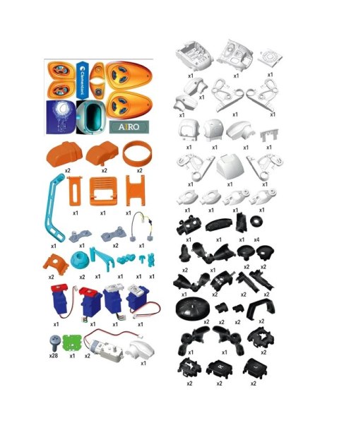 Naukowa Zabawa Zestaw Robot Airo Język Polski Clementoni 50819