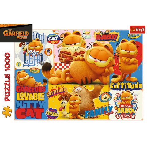 Puzzle - 1000 - Przygody Garfielda - Garfield - Trefl 10935