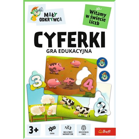 Gra dla dzieci - Cyferki - Mały Odkrywca - Trefl 02810