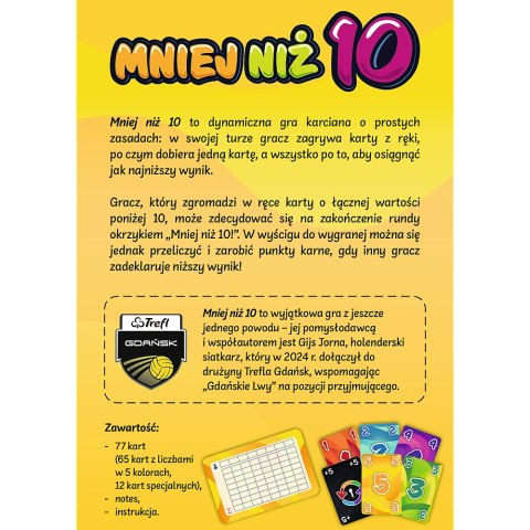 Gra karciana - Mniej niż 10 - Trefl 02880