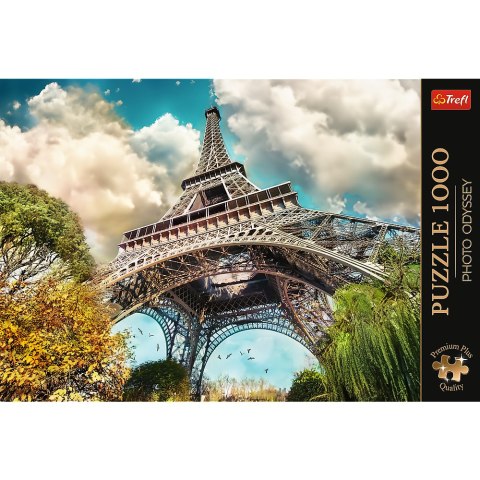 Puzzle - 1000 Premium Plus - Wieża Eiffel w Paryżu - Francja - Trefl 10815