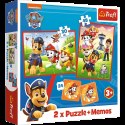 Puzzle + MEMOS - 2w1 (30,48) - Psia ekipa w akcji - Psi Patrol - Trefl 93337