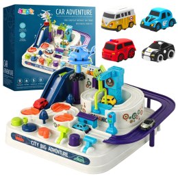 Tor Przeszkód Interaktywny Parking Dla Dzieci Cztery Autka
