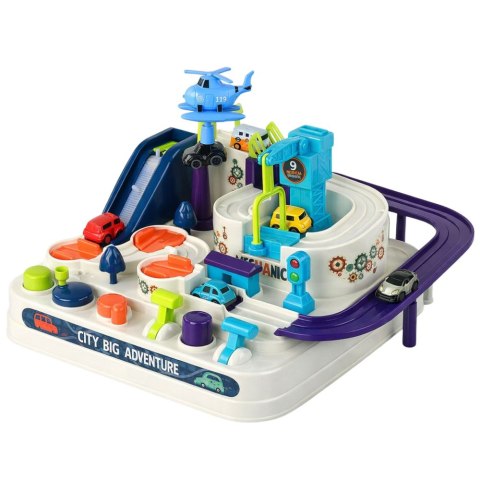 Tor Przeszkód Interaktywny Parking Dla Dzieci Cztery Autka