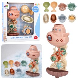 Zabawki Do Kąpieli Statek Podwodny Kubeczki Przyssawki 9el