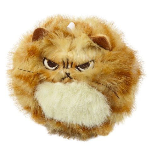 Pluszowy Rudy Kotek z Kręcącym Ogonkiem Dźwięki Piszczenia Brelok 9 cm