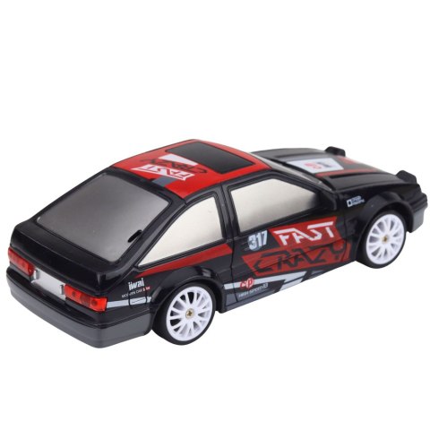 Samochód Do Driftu Zdalnie Sterowany RC Coupe Wymienne Koła Czarny 1:24