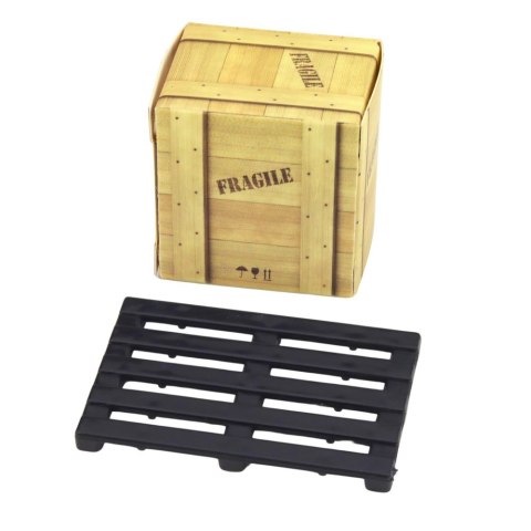 Wózek Widłowy Z Napędem Metalowy Paleta Skrzynia Ruchome Widły Żółty