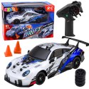 Auto Do Driftu Zdalnie Sterowane RC Wymienne Koła 4WD Niebieskie 1:24
