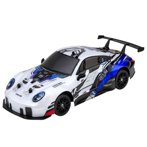 Auto Do Driftu Zdalnie Sterowane RC Wymienne Koła 4WD Niebieskie 1:24