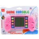 Elektroniczna Gra Konsola Do Gry Tetris Przenośna LCD Różowa