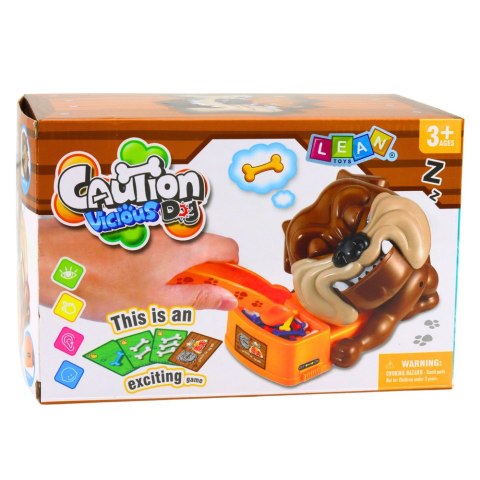 Gra Zręcznościowa Zły Pies Na Baterie Buldog Brązowy