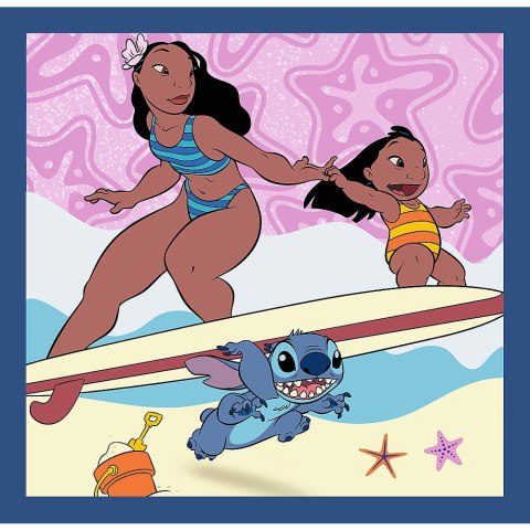 Puzzle - 3w1 (20, 36, 50) - Czas ze Stitchem - Lilo and Stitch - Trefl 34896