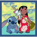 Puzzle - 3w1 (20, 36, 50) - Czas ze Stitchem - Lilo and Stitch - Trefl 34896