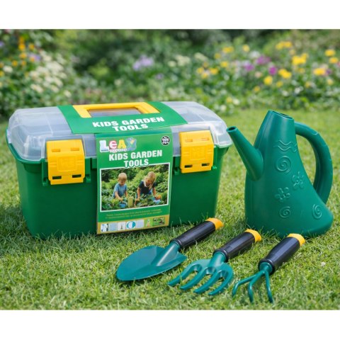 Zestaw Małego Ogrodnika w Walizce Narzędzia Ogrodowe Dla Dzieci 6 el.