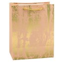 Torba Prezentowa Złote Zdobienia Elegancka 23 x 18 x10cm