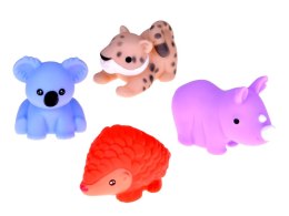 Gumowe Zwierzątka do kąpieli do zabawy w wodzie Zestaw 4-sztuki ZA5816