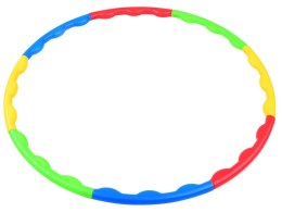 Hula hop składane kolorowe koło do kręcenia 60 cm 8 elementów SP0692