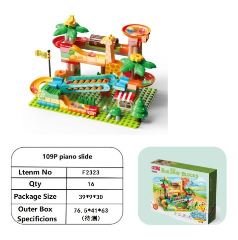 Klocki Konstrukcyjne Tor Kulka Safari