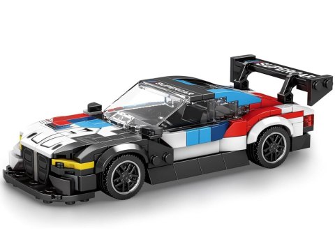 Klocki techniczne Superauto WYŚCIGOWE malowanie, spojler 363-ele ZA5780