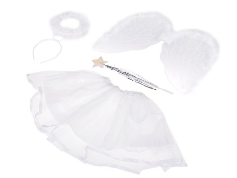 Kostium ANIOŁA - Zawiera: skrzydła, aureola, spódniczka, różdżka ZA5860