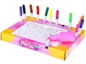 Kreatywny zestaw plastyczny - malowanie pompką pisakami i szablonami ZA5709
