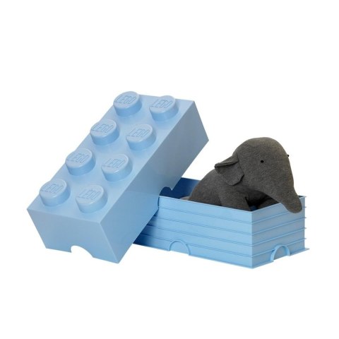 LEGO(R) pojemnik klocek ósemka błękitny