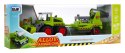 Ładowarka rolnicza dla dzieci 1:55 Ciągnik z turem + Naczepa z opryskiwaczem sadowniczym