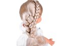 Lovely Girl Urocza Lalka w białej sukience z niebieską kokardką 33cm ZA5850