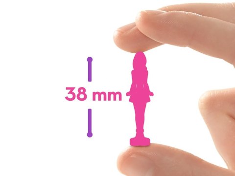 Mattel Mini Barbie Land LALKA niespodzianka w szmince Barbie lub Ken ZA6037