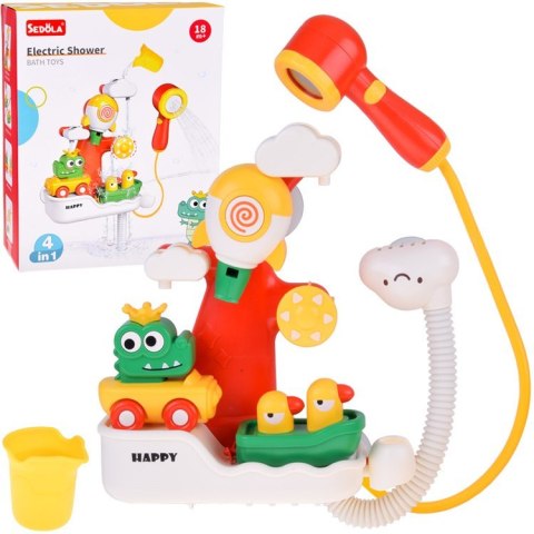 Multifunkcyjna Zabawka do kąpieli Krokodyl Kaczki z prysznicem 4w1 ZA5925